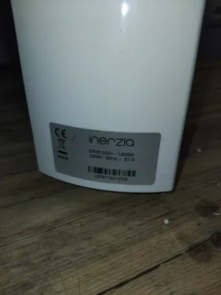 Radiador eléctrico de inercia blanco