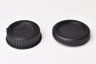 2 Tapas Objetivo Nikon F-Mount LF-4 + BF-1B