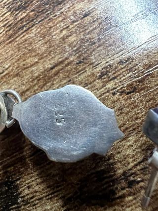 Pendientes Plata Ley 925 y Amatistas