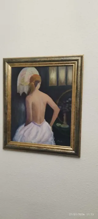 Cuadro al óleo paisaje. 700 euros unidad.