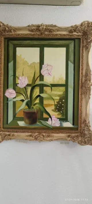 Cuadro al óleo paisaje. 700 euros unidad.