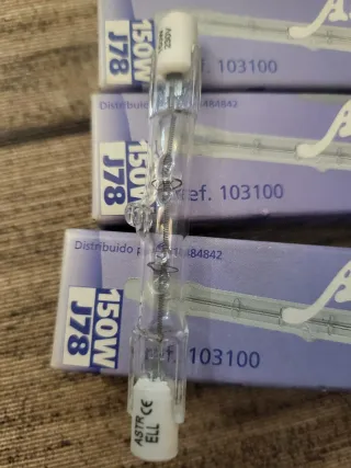 3 Bombillas Halógenas Astrell J78 150W