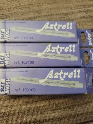 3 Bombillas Halógenas Astrell J78 150W