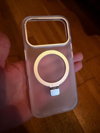 Funda iPhone 17 Pro Focus Pixels Plata