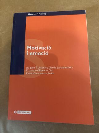 Sensacion Y Persepcion 15€ Motivació i emoció 15€