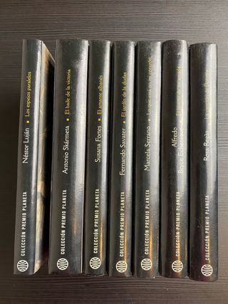 Lote 7 libros colección Premio Planeta