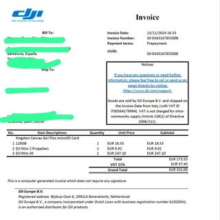 DJI Mini 4K nuevo + extras |solo 1 uso profesional