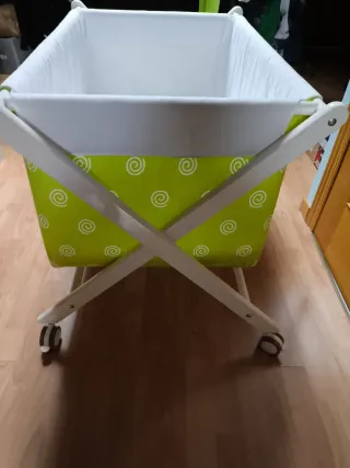 Minicuna Alondra con colchón y funda