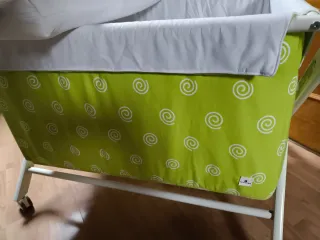 Minicuna Alondra con colchón y funda
