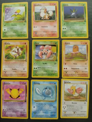 Set carte Pokemon - Bellsprout, Growlithe, Oddish