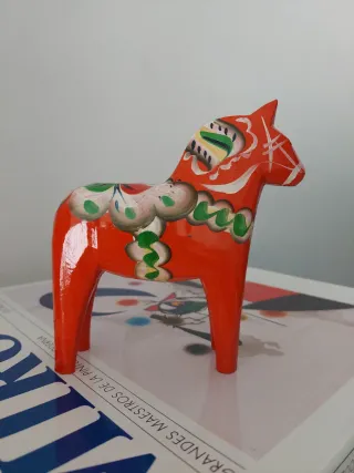 Caballo Dala Rojo Decorativo