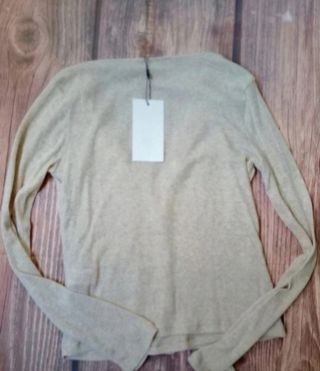 Chaqueta top punto combinada encaje