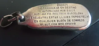 Llavero Audi Flecha Plata Vintage