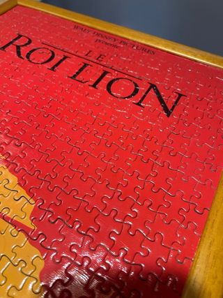 Puzzle El Rey León con marco