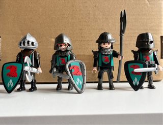 Lote Playmobil Guerreros Medievales