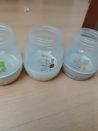 4 Biberones MAM 130ml sin tetina