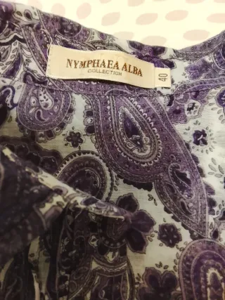 Camisa seda entallada T.40