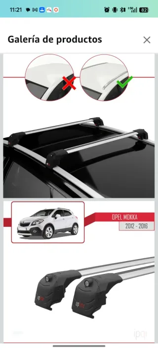 Barras de Techo Portaequipajes Baca