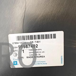 PARAGOLPES TRASERO CHEVROLET SPARK NUEVO 95987402