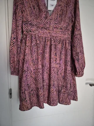 Vestido Zara Mini Multicolor Talla M