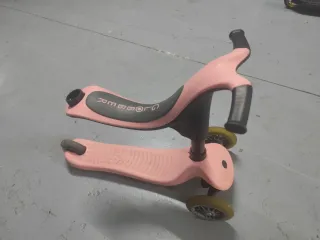 Patín Globber rosa 3 ruedas