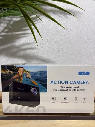 Cámara de Acción A16 4K 60FPS Impermeable