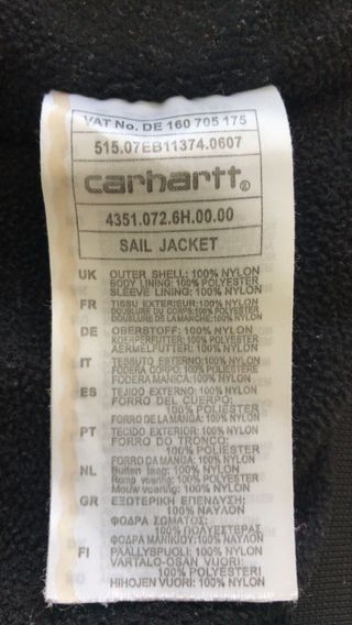 Chaqueta Carhartt Beige y Negra hombre