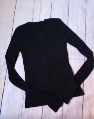 Chaqueta top punto combinada encaje