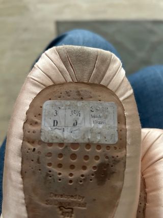 Zapatillas Ballet Punta So Danca 35.5