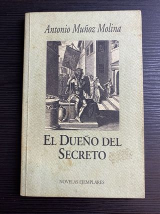 Lote 5 libros Antonio Muñoz Molina