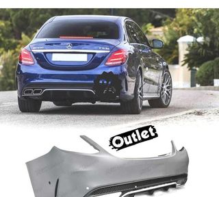 PARAGOLPES TRASERO MERCEDES CLASE C W205 14-18 LOOK AMG C63