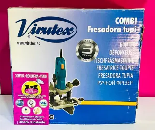 Fresadora Tupia Combi Virutex Nueva