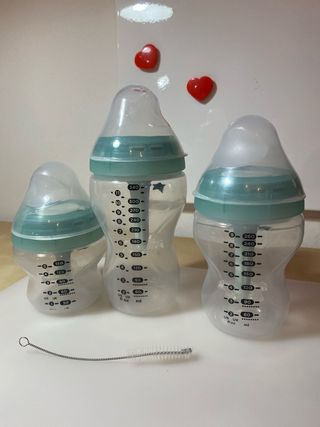 Lote 3 Biberones Tommee Tippee anticólicos