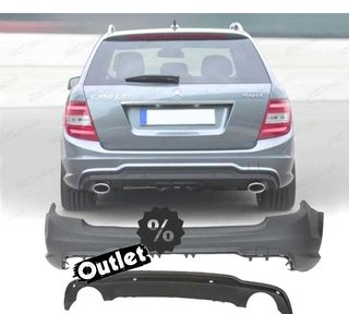 PARAGOLPES TRASERO MERCEDES CLASE C KOMBI W204 07-14 LOOK AM