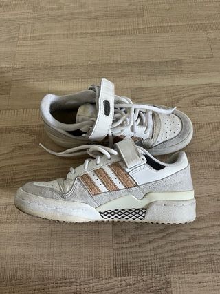 Adidas Forum Low Gris y Blanco