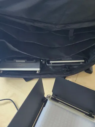 Kit 3 Focos LED Neewer RGB530 + Trípodes + Bolsa