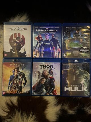 Pack 6 Películas Blu-ray Marvel