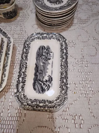 Vajilla La Cartuja de Sevilla Porcelana