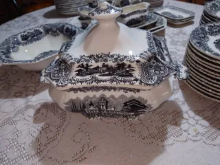 Vajilla La Cartuja de Sevilla Porcelana