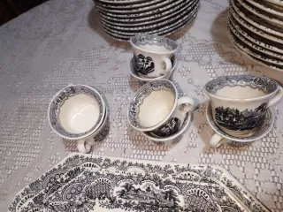 Vajilla La Cartuja de Sevilla Porcelana