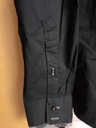 Camicia uomo nera tg M