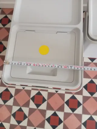 3 Contenedores de plástico Ikea