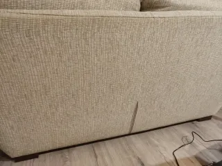 Sofá 2 plazas beige tela 1.70 x 85