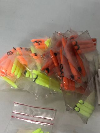 Lote 117 cañas plástico colores 5,5cm