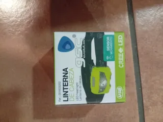 Linterna LED GSC CREE USB Sensor Movimiento