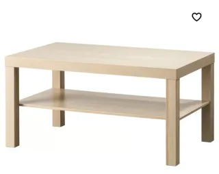 Mesa Centro Ikea Lack Madera Clara