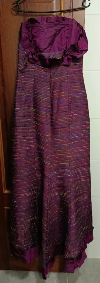 Vestido fiesta Adolfo Domínguez morado