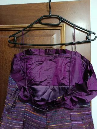 Vestido fiesta Adolfo Domínguez morado