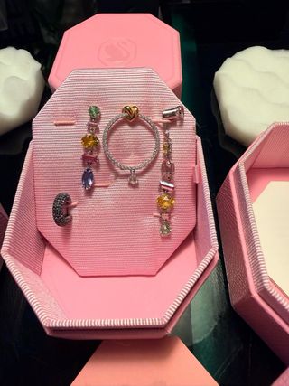 Conjunto 5 cajitas joyero Swarovski