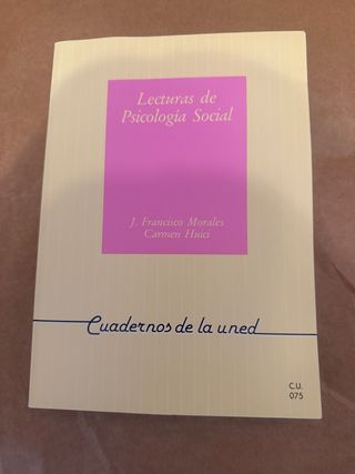 Lecturas de psicología social (CUADERNOS UNED) ...